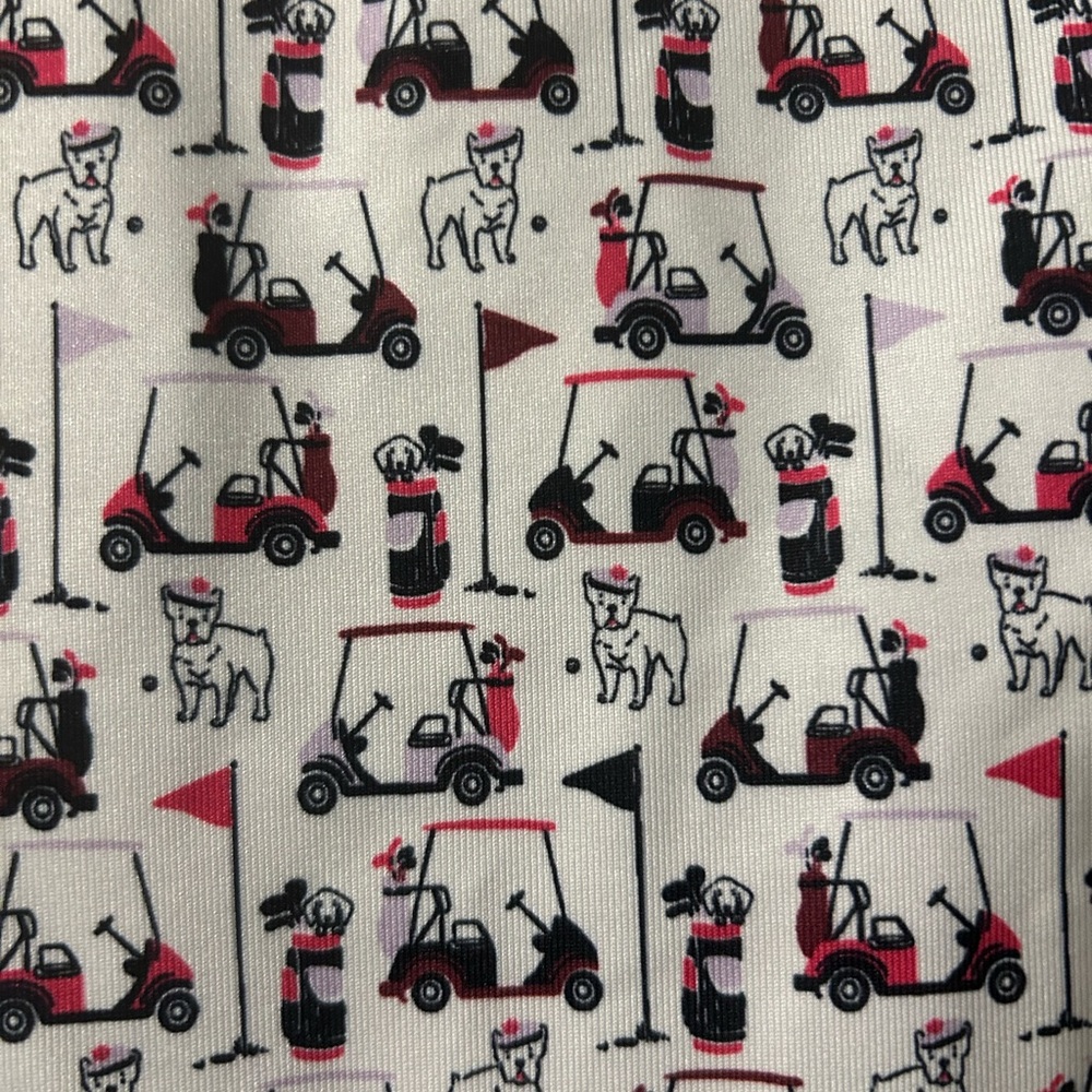 Coral Bay Golf Knee Length Skort w/ Dogs Petite Small